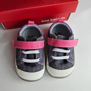 See Kai Run Stevie II Grap/Pink - First Walker Size 4